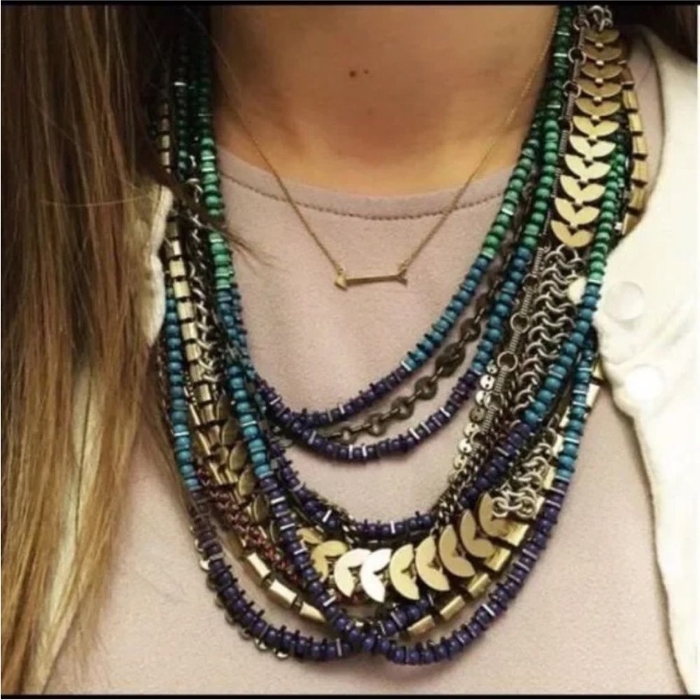 stella & dot ~ utopia versatile statement necklace ~ multiple strands